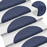 Trapmatten 15 stuks 56x17 cm blauw zelfklevend