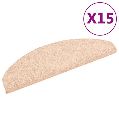 Trapmatten Zelfklevend Naaldvilt Bruin St 15 65 x 21 x 4 cm Beige