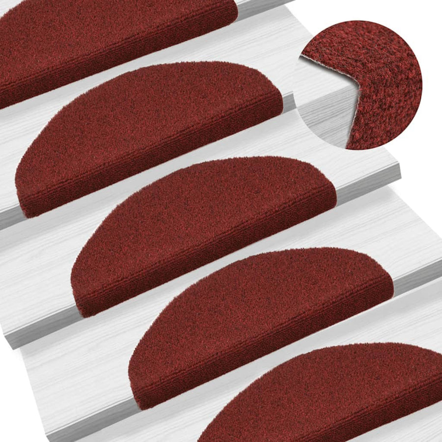 Trapmatten Zelfklevend Naaldvilt St 15 65 x 21 x 4 cm Rood