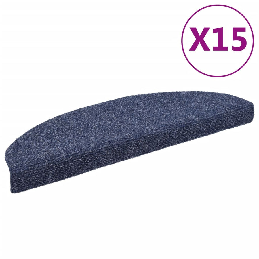 Trapmat Zelfklevend Naaldvilt -Delig 15 65 x 21 x 4 cm Blauw