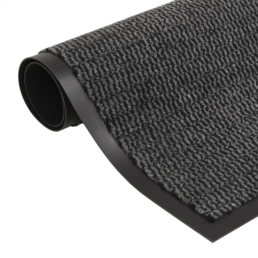 Droogloopmat rechthoekig getuft 40x60 cm antraciet 1 40 x 60 cm Antraciet