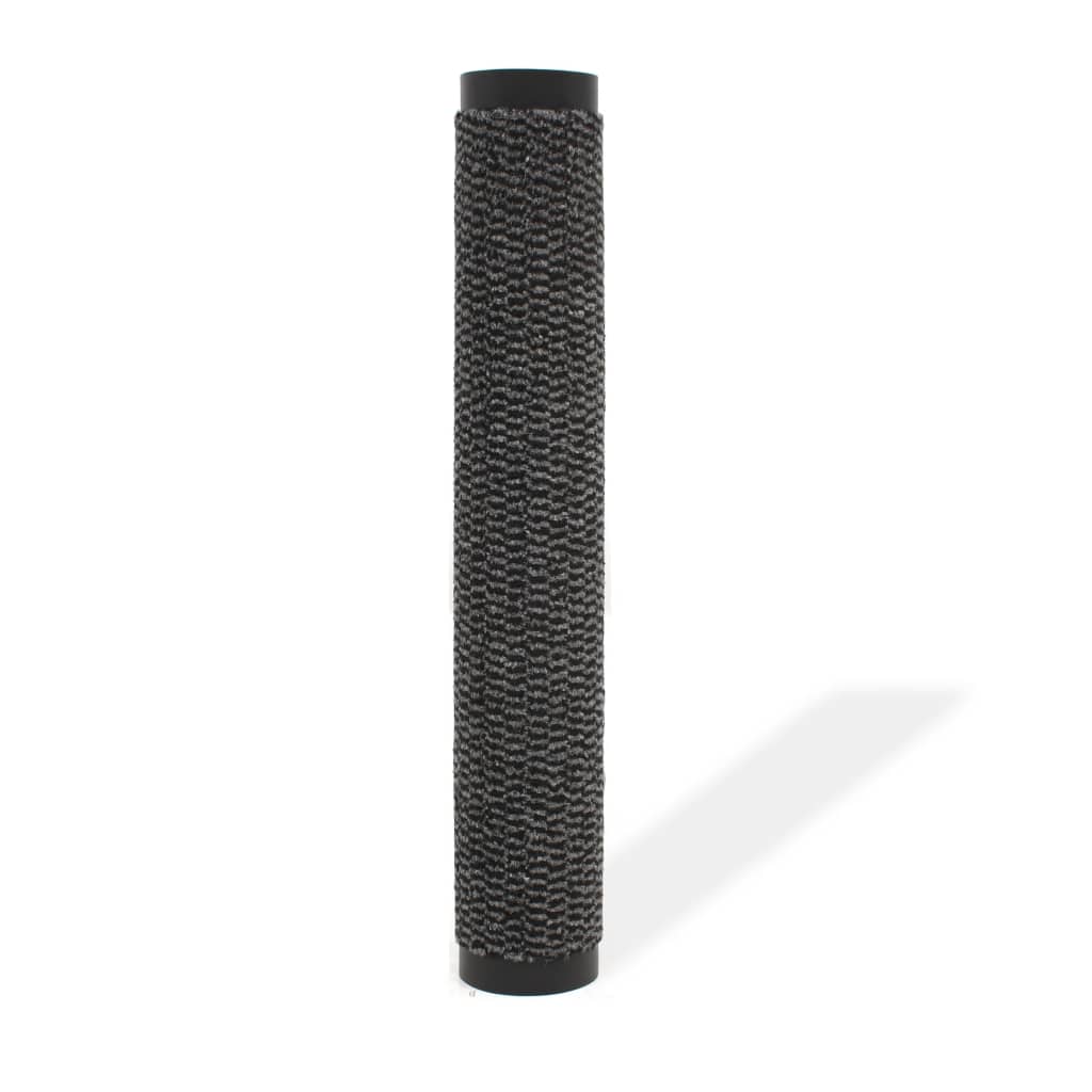Droogloopmat Rechthoekig Getuft 1 60 x 90 cm Antraciet