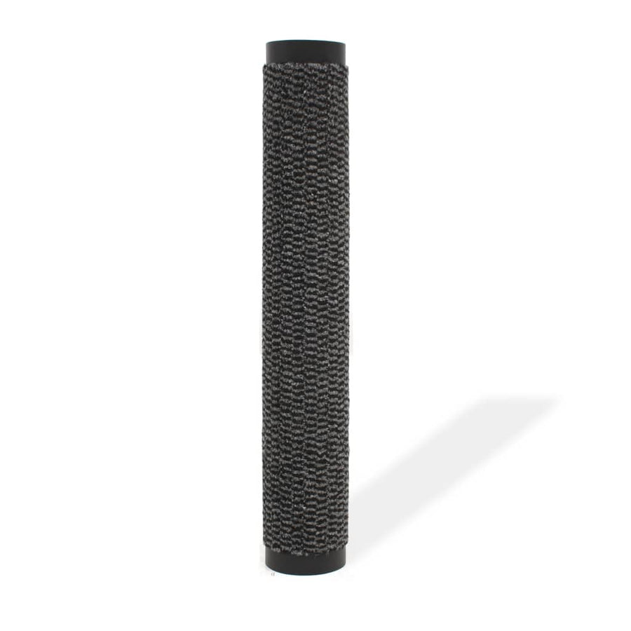 Droogloopmat Rechthoekig Getuft 1 60 x 90 cm Antraciet