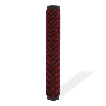Droogloopmat Rechthoekig Getuft 1 60 x 90 cm Rood
