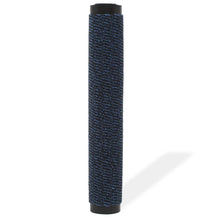 Droogloopmat Rechthoekig Getuft 1 60 x 90 cm Blauw
