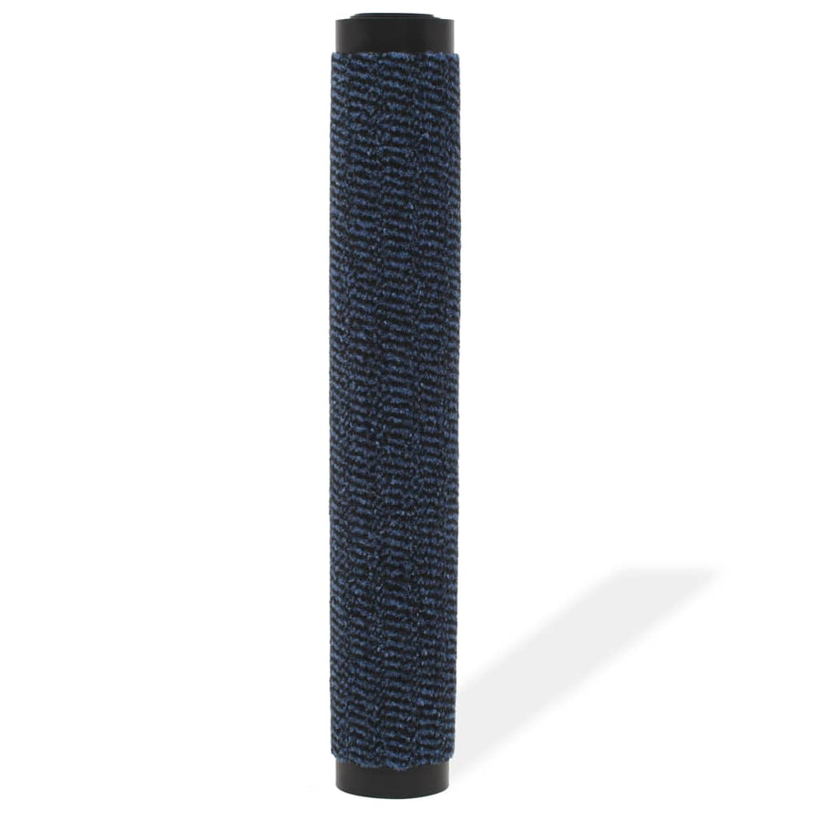 Droogloopmat Rechthoekig Getuft 1 60 x 90 cm Blauw