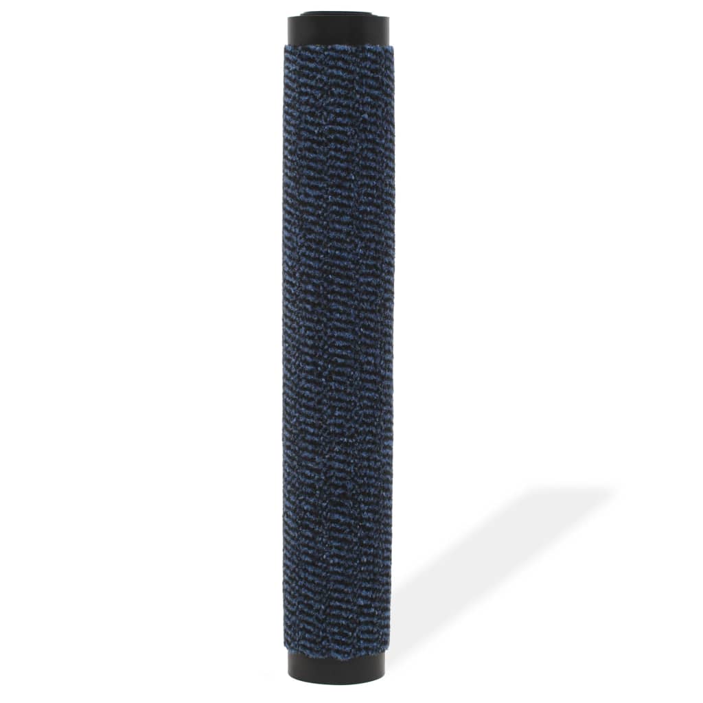 Droogloopmat Rechthoekig Getuft 1 80 x 120 cm Blauw