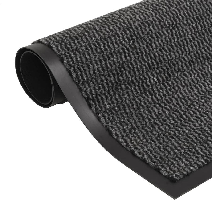 Droogloopmat Rechthoekig Getuft 1 90 x 150 cm Antraciet