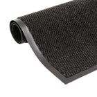 Dry mat rectangular tufted 90x150 cm black