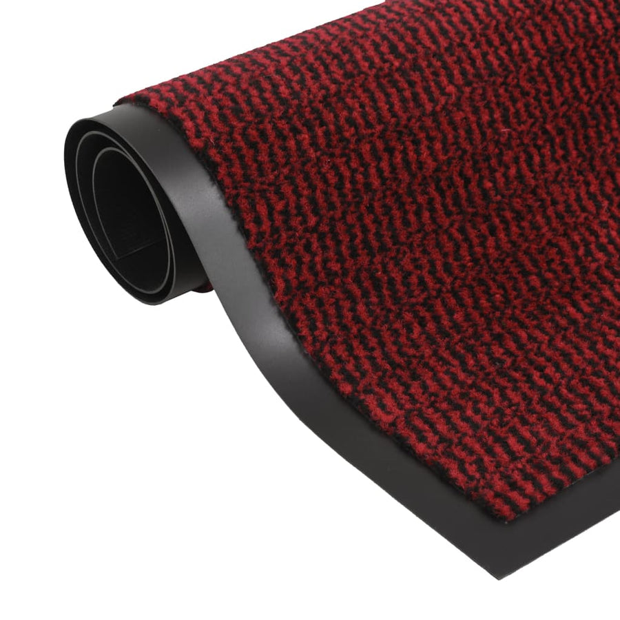 Droogloopmat Rechthoekig Getuft 1 90 x 150 cm Rood