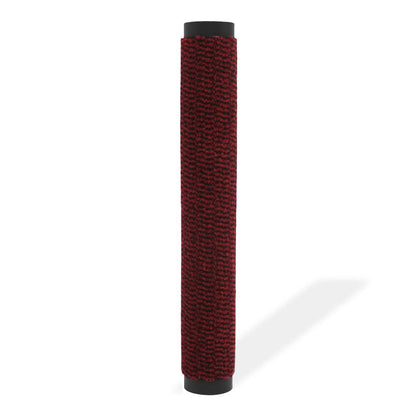 Droogloopmat Rechthoekig Getuft 1 90 x 150 cm Rood