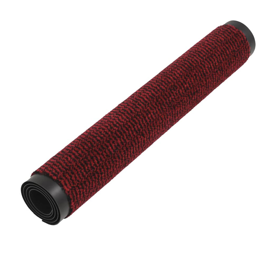 Droogloopmat Rechthoekig Getuft 1 90 x 150 cm Rood