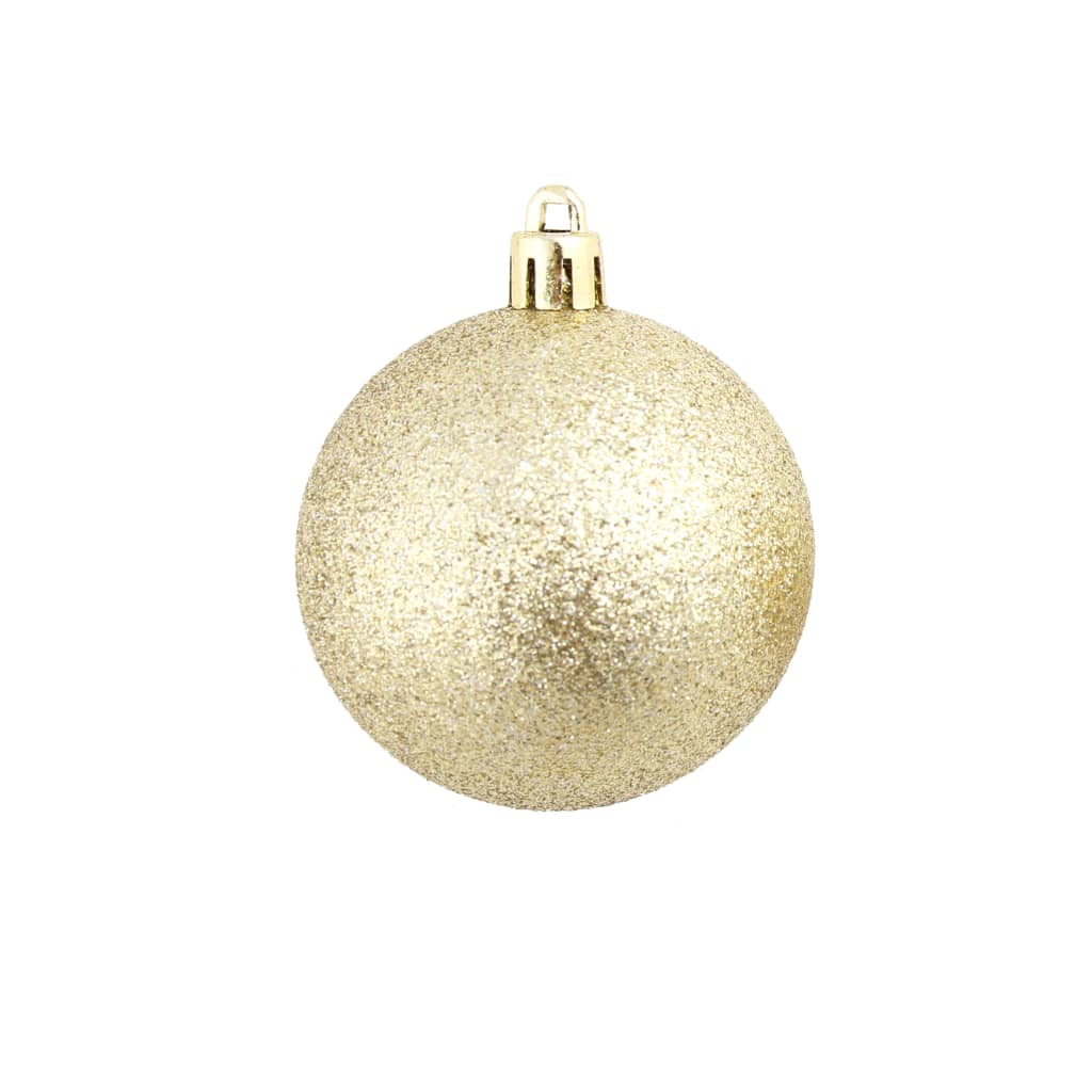-Delige Kerstballenset 3/4/6 Cm Kleurig Goud