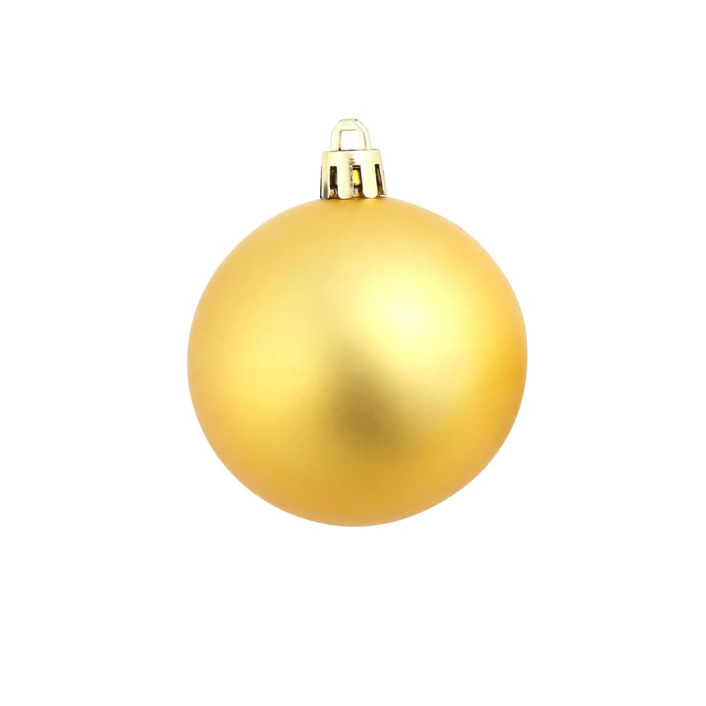 -Delige Kerstballenset 3/4/6 Cm Kleurig Goud