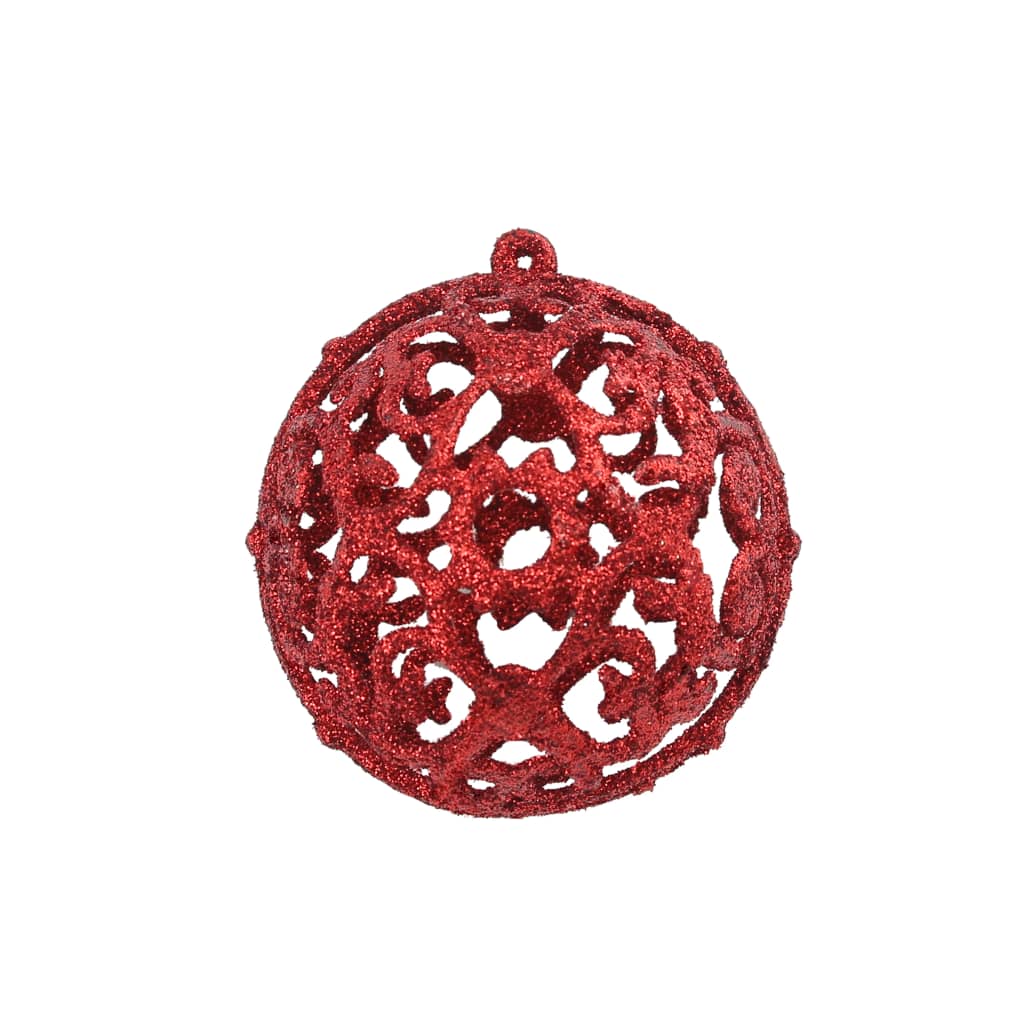 -Delige Kerstballenset 3/4/6 Cm Rood
