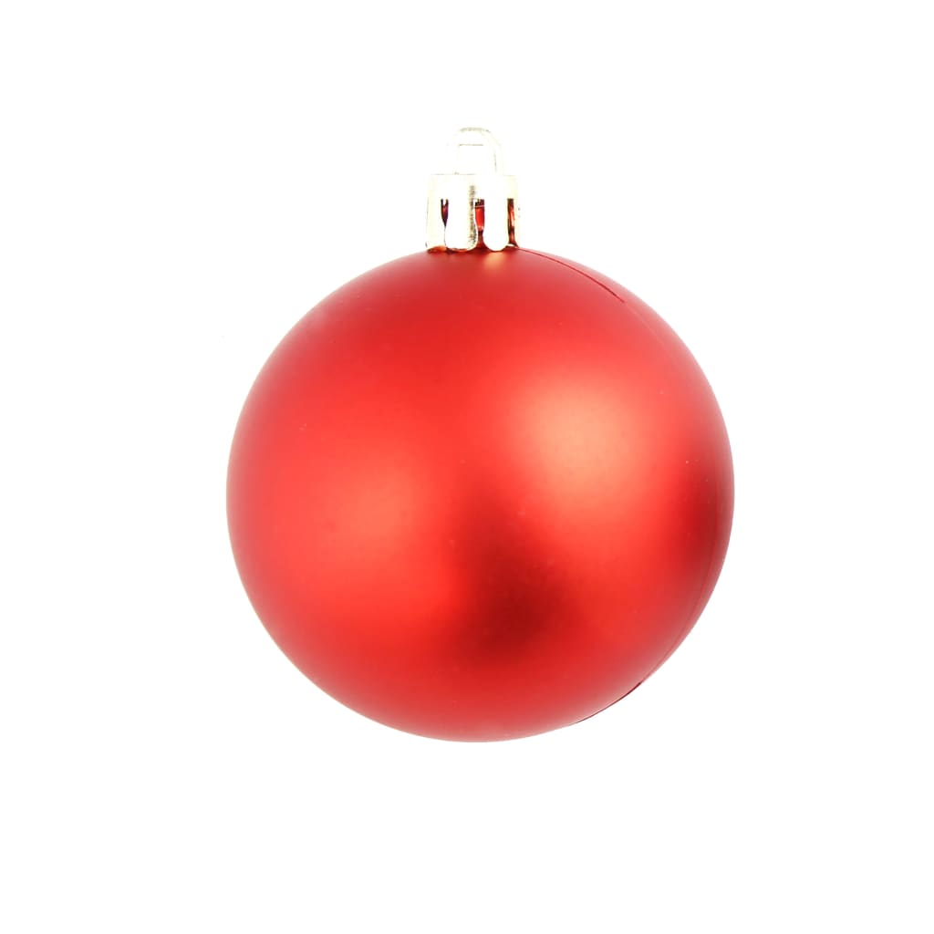 -Delige Kerstballenset 3/4/6 Cm Rood