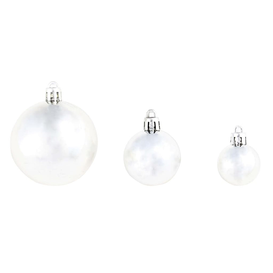 -Delige Kerstballenset 3/4/6 Cm Kleurig Zilver