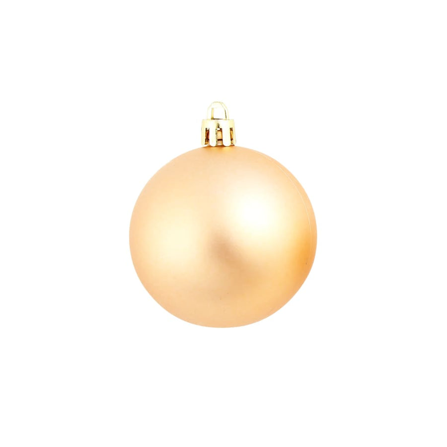 100-delige Kerstballenset 3/4/6 cm rose/goudkleurig