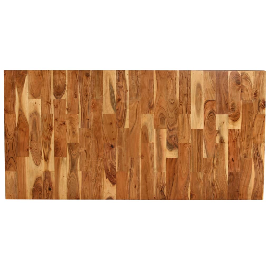 Eettafel 80X90X76 Cm Massief Acacia- En Mangohout