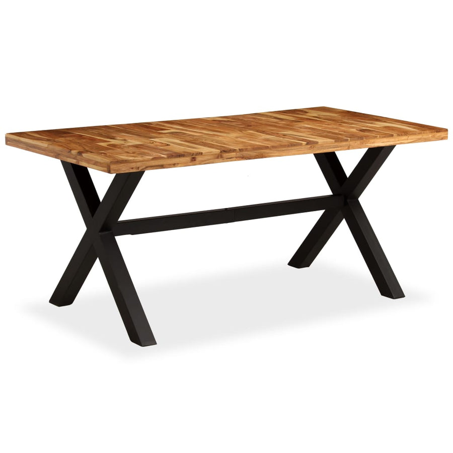 Eettafel 80X90X76 Cm Massief Acacia- En Mangohout