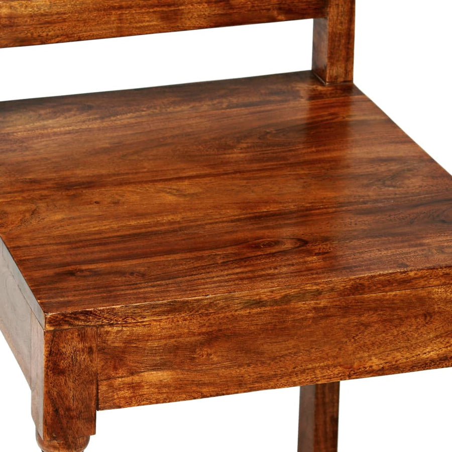Eetkamerstoelen Klassiek Hout Met Honingafwerking 2