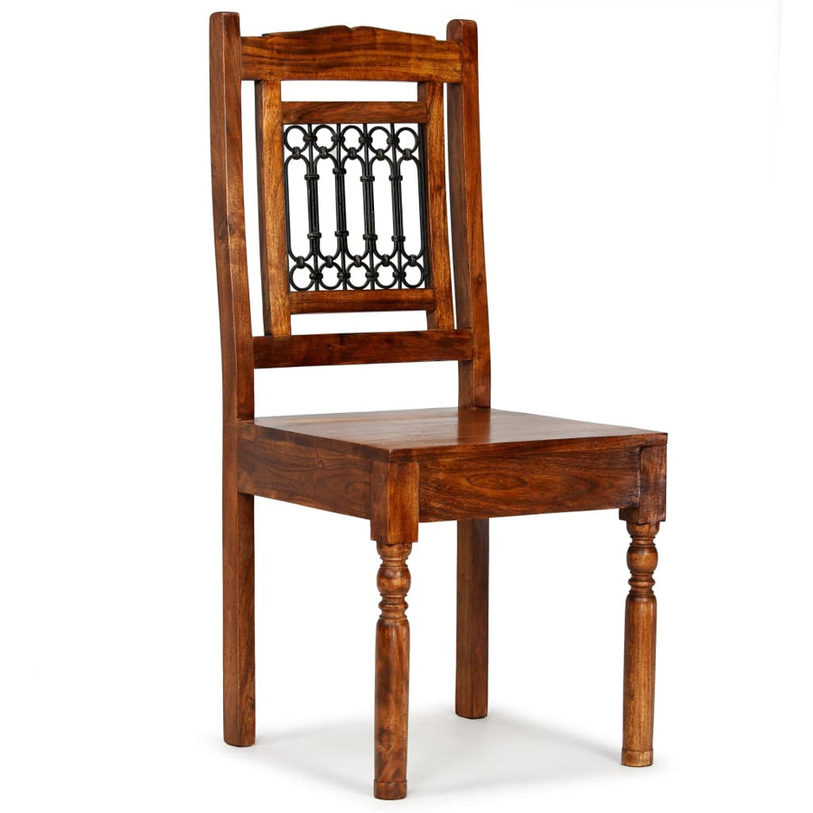 Eetkamerstoelen Klassiek Hout Met Honingafwerking 2
