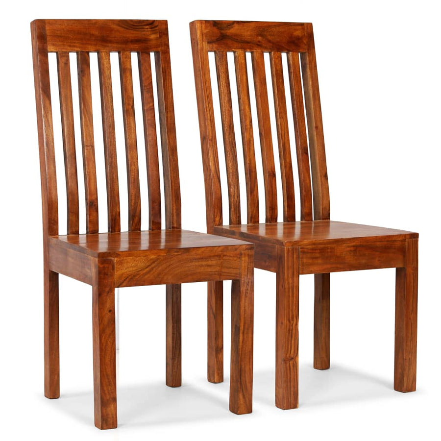 Eetkamerstoelen Modern Hout Met Honingafwerking 2