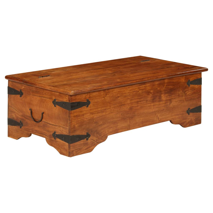 Salontafel 110X55X35 Cm Massief Acaciahout Met Honingafwerking