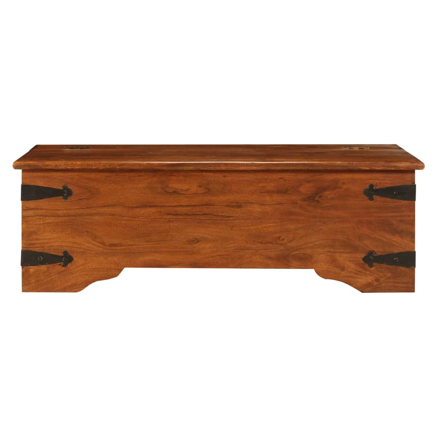 Salontafel 110X55X35 Cm Massief Acaciahout Met Honingafwerking