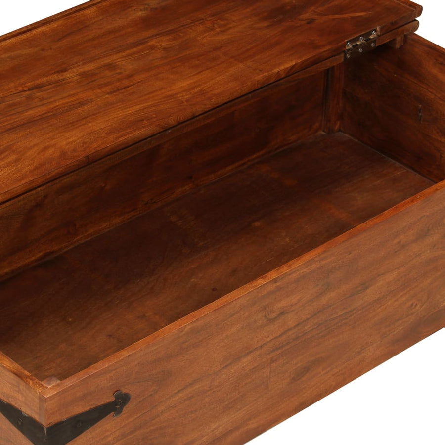 Salontafel 110X55X35 Cm Massief Acaciahout Met Honingafwerking