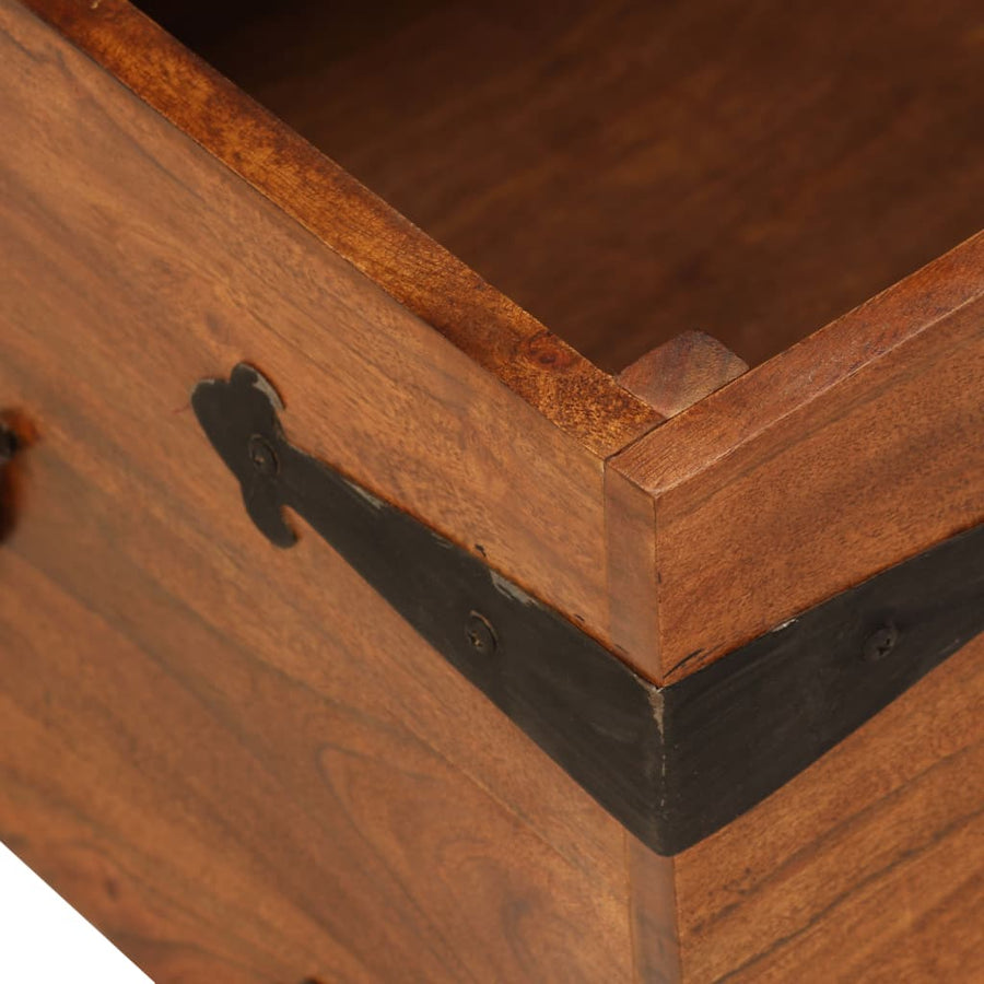 Salontafel 110X55X35 Cm Massief Acaciahout Met Honingafwerking