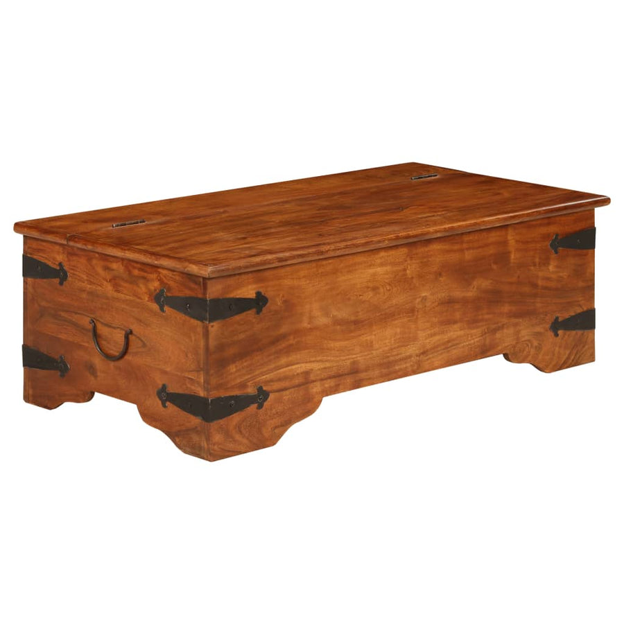 Salontafel 110X55X35 Cm Massief Acaciahout Met Honingafwerking
