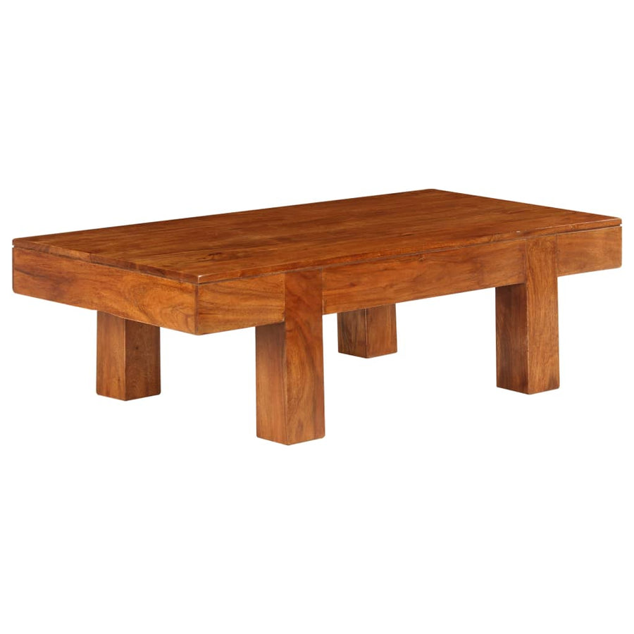Salontafel 100X50X30 Cm Massief Acaciahout Met Honingafwerking