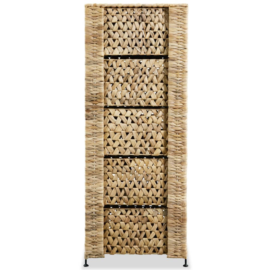 Opbergset Met 5 Manden 25,5X37X00 Cm Waterhyacint 25.5 x 37 x 100 cm