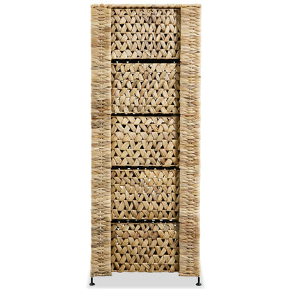 Opbergset Met 6 Manden Waterhyacint 47 x 37 x 100 cm