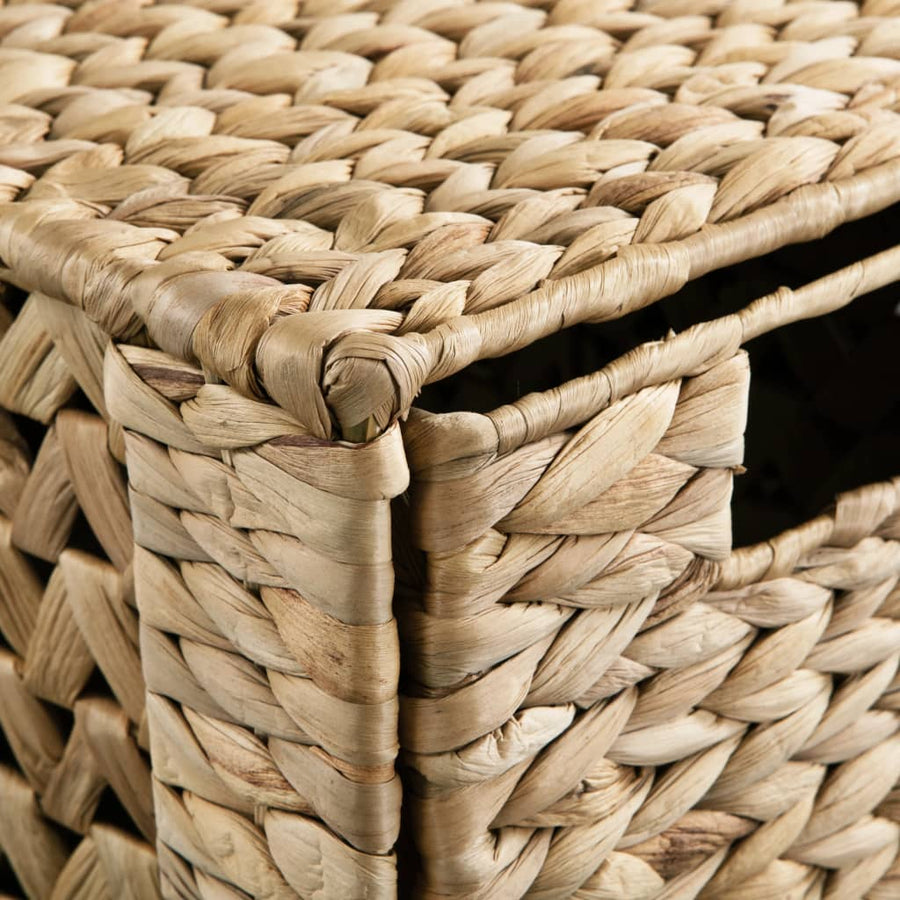 Opbergset Met 6 Manden Waterhyacint 47 x 37 x 100 cm