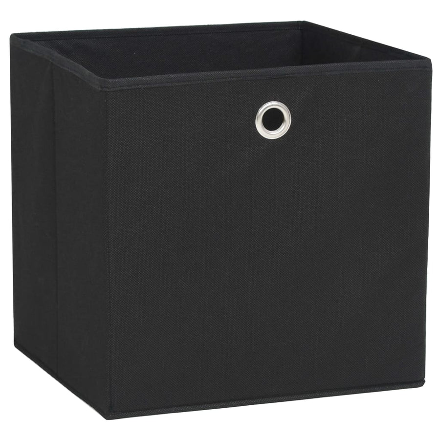 Opbergboxen 32X32X32 Cm Nonwoven Stof 10 Zwart