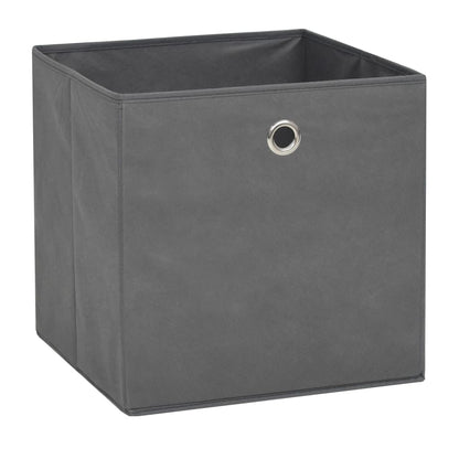 Opbergboxen 32X32X32 Cm Nonwoven Stof 4 Grijs
