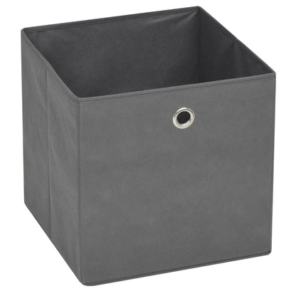 Opbergboxen 32X32X32 Cm Nonwoven Stof 4 Grijs