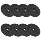 Weight plates 8 pcs 8x2.5 kg cast iron