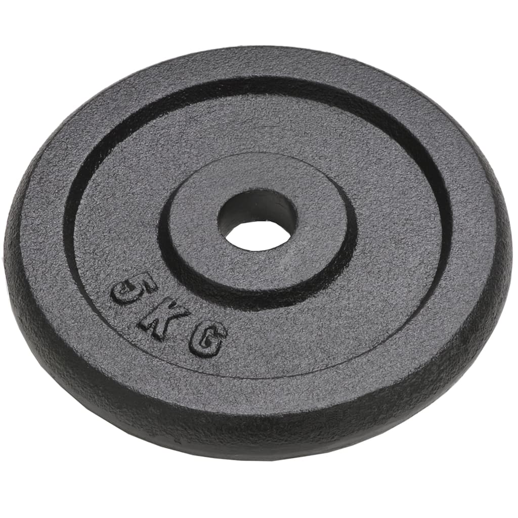 Halterschijven 4 St 4X5 Kg Gietijzer 4x 5 kg