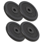 Weight plates 4 pcs 4x7.5 kg cast iron