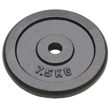 Halterschijven 4 St 4X7,5 Kg Gietijzer 4x 7.5 kg