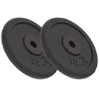 Weight plates 2 pcs 2x10 kg cast iron
