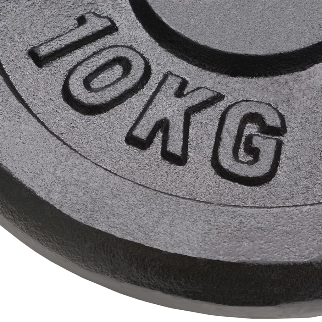 Halterschijven 2 St 2X0 Kg Gietijzer 2x 10 kg