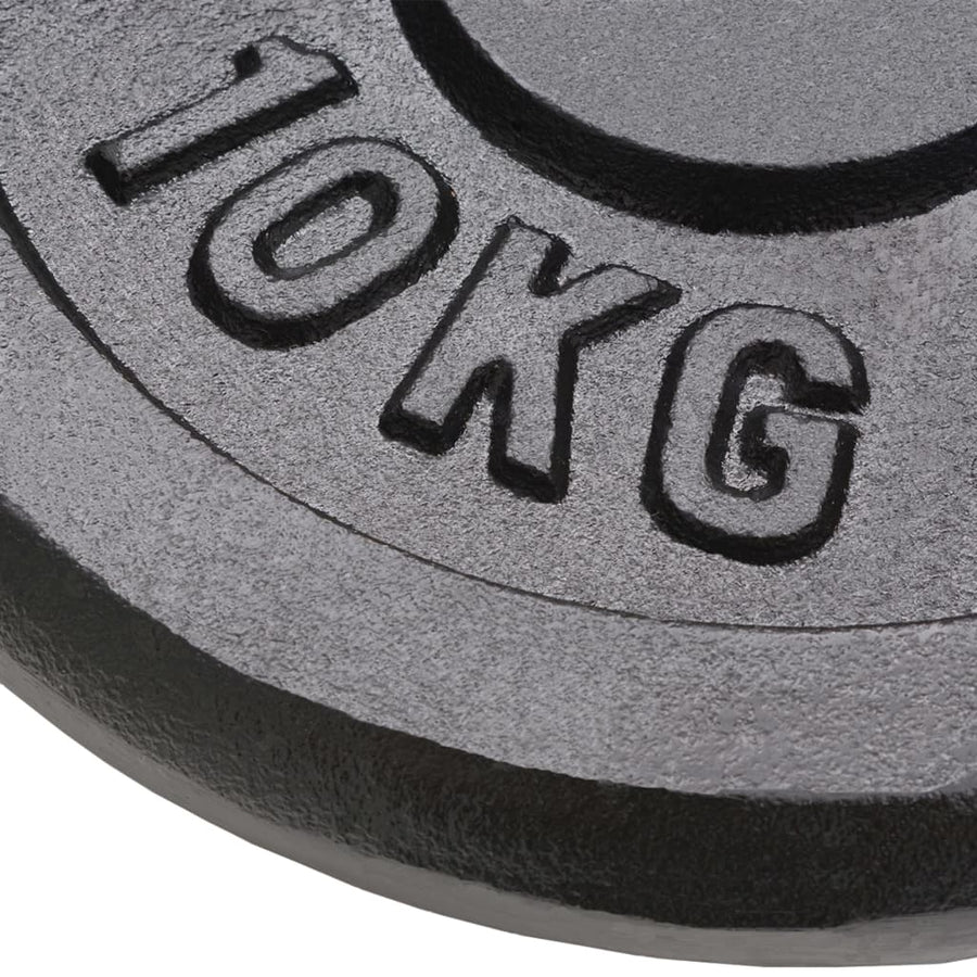 Halterschijven 2 St 2X0 Kg Gietijzer 2x 10 kg
