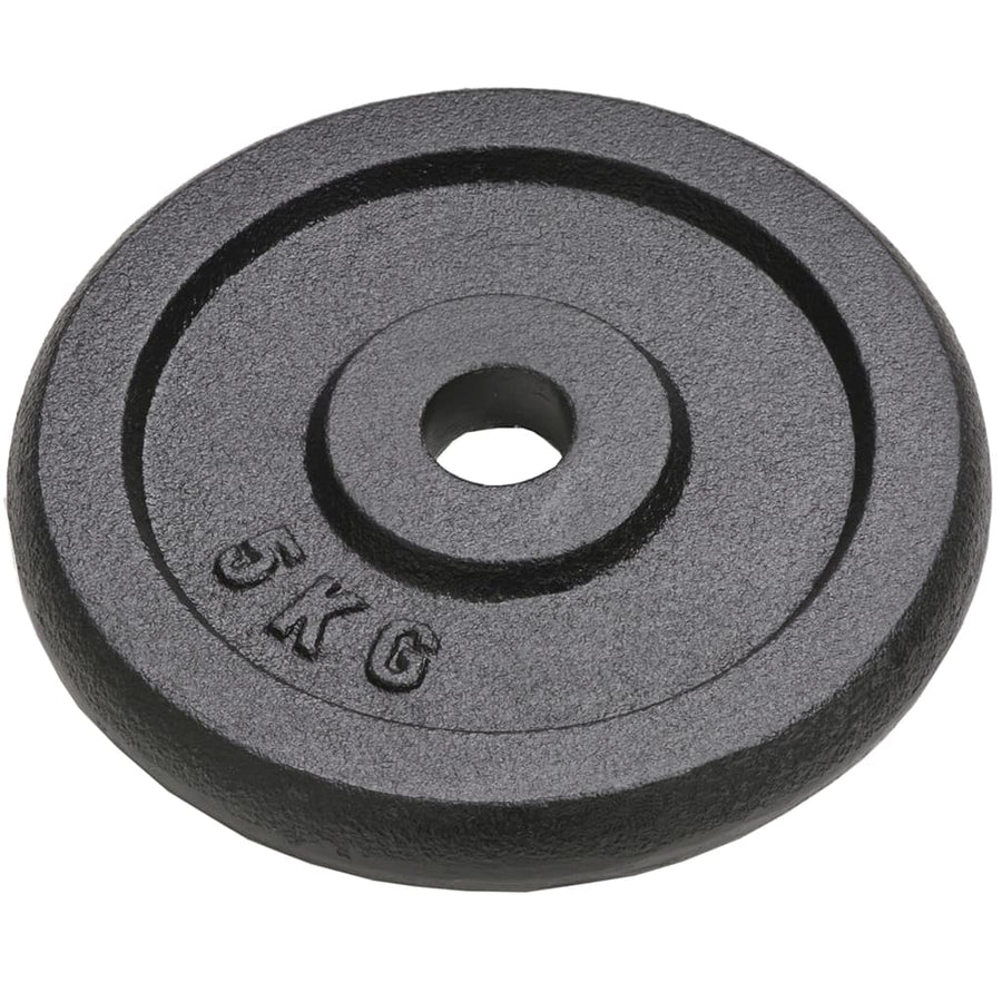 Halterschijven 4 St 2X0 Kg En 2X5 Kg Gietijzer 2x 10 kg + 2x 5 kg