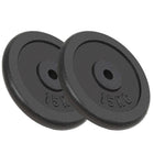 Weight plates 2 pcs 2x15 kg cast iron
