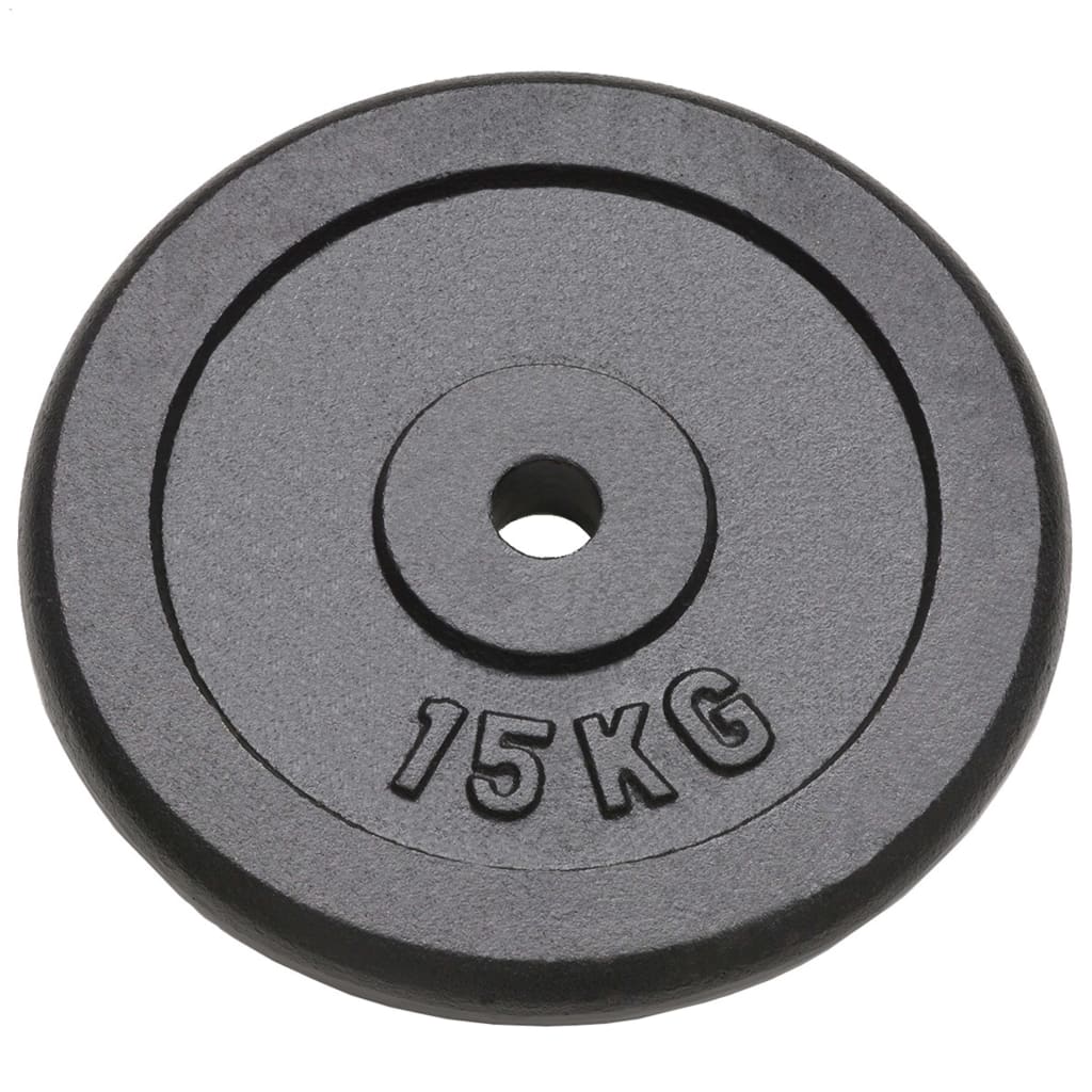 Halterschijven 2 St 2X5 Kg Gietijzer 2x 15 kg
