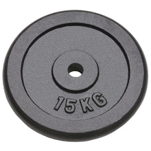 Halterschijven 2 St 2X5 Kg Gietijzer 2x 15 kg